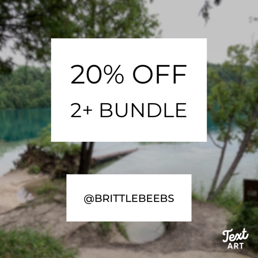 20% off 2+ bundle 🌱
